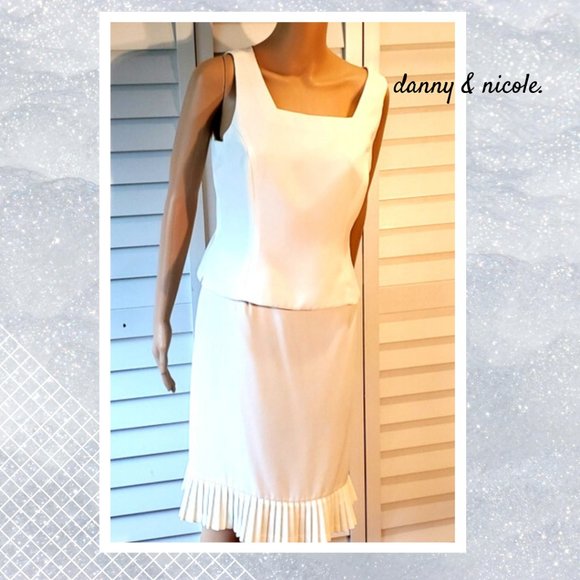 Two-piece Sleeveless Danny & Nicole Dress SUIT perfect for a wedding - Picture 3 of 12